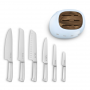 SMEG KBSF02PB CEPPO CON SEI COLTELLI AZZURRO