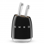 SMEG KBSF02BL CEPPO CON SEI COLTELLI NERO