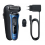 BRAUN 61-B1000S RASOIO 3 LAME FLESSIBILI LAVABILE RICARICABILE