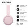 SONY WHCH520P.C CUFFIA BT MIC 60H PINK