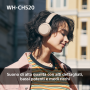 SONY WHCH520Y.C CUFFIA BT MIC 60H YELLOW
