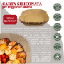 THE STEEL BOTTLE CFQ.002 CARTA DA FORNO QUADRATA 23X4,5CM. 100PZ ADATTA PE