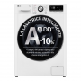 LG F2R7S09TSW LAVATRICE SNELLA 47M 9KG 1200G A-10  VAP TURBOWAS