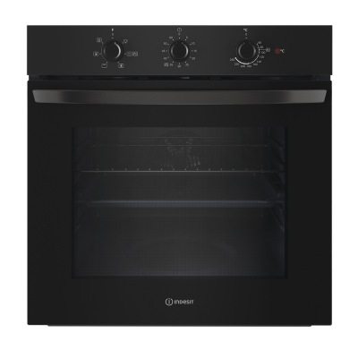 INDESIT IO235HB FORNO 66LT MULTI6 A NERO 3MANOPOLE  IDROLITICO
