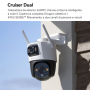 IMOU CRUISER DUAL 6MP VIDEOCAMERA IP ESTERNO MOTORIZZATA 355 6MP FULL COLOR IP66