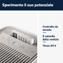 DELONGHI PAC ES72 CLASSIC PINGUINO COMPACT CONDIZIONATORE PORTATILE 8300BTU A DEUMIDIFICATORE TELECOMANDO