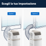 DELONGHI PAC ES72 CLASSIC PINGUINO COMPACT CONDIZIONATORE PORTATILE 8300BTU A DEUMIDIFICATORE TELECOMANDO