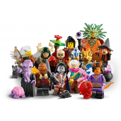LEGO MINIFIGURES 71047-12 SET COMPLETO 12 PERSONAGGI DUNGEONS & DRAGONS ETA 5+ CONFEZIONATI SINGOLARMENTE