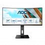 AOC PRO LINE CU34P2A MONITOR 34  3440X1440 UWQHD 300CD/M 1MS 2XHDMI-DP
