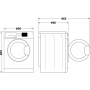 WHIRLPOOL WAM762WIT LAVATRICE SNELLA 46CM 7KG 1200G A INV VAP WIFI OB