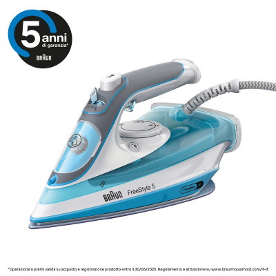 BRAUN SI5006BL FERRO ST VAPORE 2600 W IN SUPER CERAMICA VAP 50 G