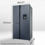 HAIER HSPR79F18E FRIGO SBS 573LT H177 L90 NF E BLACK 3PORTE DISPEN