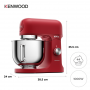 KENWOOD KMX751ARD KITCHEN MACHINE KMIX 5LT 1000 W PLANETARIA 3 GANC