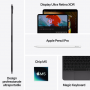 APPLE MDYJ4TY/A IPAD PRO 13 WIFI 256GB STD GLASS SPACE BLACK