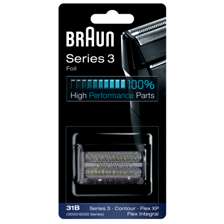 Braun Testina di Ricambio originale 31b per Rasoio Elettrico Uomo SERIE 3