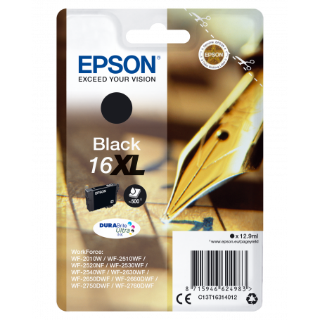 EPSON C13T1631 CARTUCCIA N.16XL NERO PENNA E CRUCIVERBA