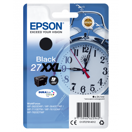 EPSON C13T27914012 CARTUCCIA NERO 27XXL  SVEGLIA 