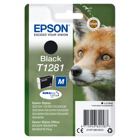 EPSON C13T12814021 CARTUCCIA NERO  VOLPE 