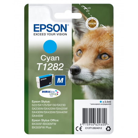 EPSON C13T12824020 CARTUCCIA CIANO  VOLPE 