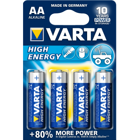 VARTA AA  stilo  - High Energy x4 4906121414