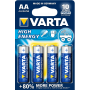 VARTA AA  stilo  - High Energy x4 4906121414