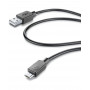 CELLULAR USBDATA06MUSBK CAVO DATI 0.6 m  MICROUSB NERO