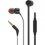 JBL T110 BLK AURICOLARI COM/MIC CAVO PIATTO