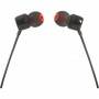 JBL T110 BLK AURICOLARI COM/MIC CAVO PIATTO