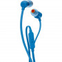 JBL T110 BLU AURICOLARI COM/MIC CAVO PIATTO