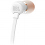 JBL T110 WHT AURICOLARI COM/MIC CAVO PIATTO