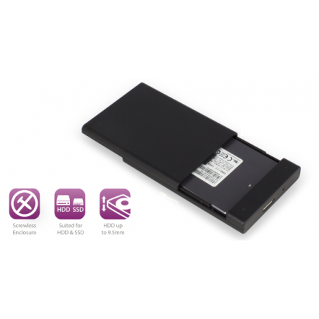 EWENT EW7044 BOX PER HARDDISK 2.5   USB3.1 SENZA VITI