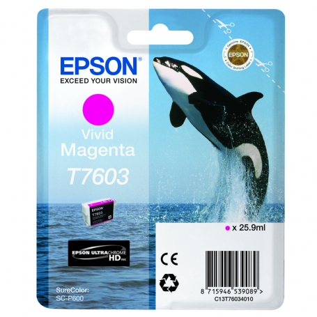 EPSON T7603 CARTUCCIA VIVID MAGENTA C13T76034010