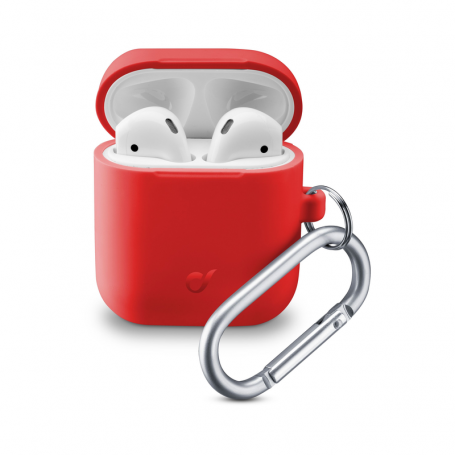 CELLULAR BOUNCEAIRPODSR CUSTODIA BOUNCE AIRPODS 1   2 ROSSO