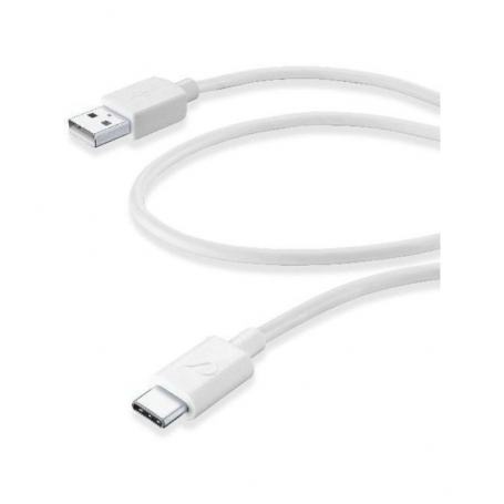 CELLULAR USBDATACUSBCTABW CAVO DATI 1,2m  USB-A / USB-C BIANCO