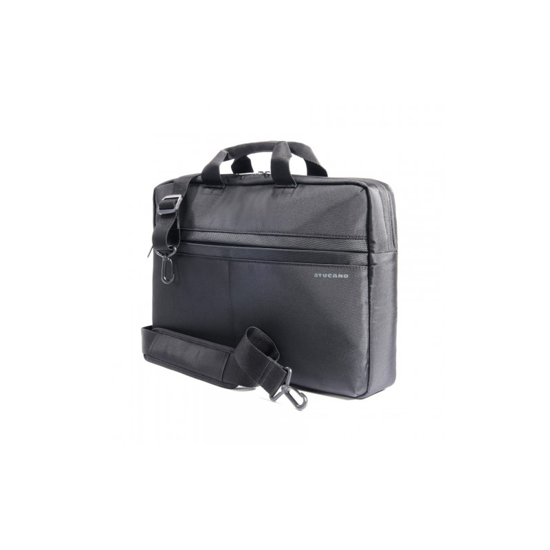 TUCANO BTRA15 BORSA TRATTO MEDIA PER NOTEBOOK 15.6 TASCA FRONTALE E TRACOLLA, NERA TUCANO BTRA15 BORSA TRATTO MEDIA PER NOTEBOOK 15.6 TASCA FRONTALE E TRACOLLA, NERA