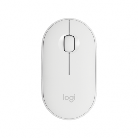 LOGITECH 910-005716 PEBBLE M350 MOUSE SILENT WIRELESS BT SLIM, BIANCO