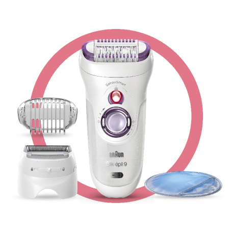 BRAUN 9710SILKEP EPIL RICARIC WETDRY TEST RASOIO 40 PINZETTE LUCE2