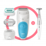 BRAUN 5810 RICARIC WET DRY TESTINA RASOIO 24 PINZETTE LUCE2V