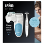 BRAUN 5810 RICARIC WET DRY TESTINA RASOIO 24 PINZETTE LUCE2V