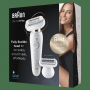 BRAUN 9002SILKEP EPIL RIC WETDRY TEST  FLEX3D TESTINA RASOIO 40PIN