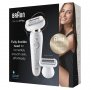 BRAUN 9002 SILKEPIL EPILATORE RICABILE WETDRY TEST  FLEX3D TESTINA RASOIO 40PIN