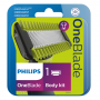 PHILIPS QP610/55 BODY PACK LAMA ONEBLADE CON ADATTATORE EPETTINE P