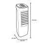 ARGO POLIFEMOBI RAFFRESC. 7LT. TIMER 8H. TELECOM.  VENT./UMID.