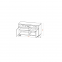 MUNARI MT110NE-BI MOBILE TV MATERA MT 110 NERO-BIANCO