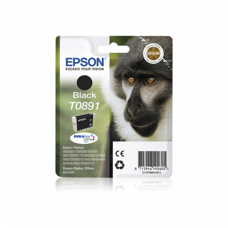 EPSON T08914021 C.INK NERO 0891 SCIMMIA