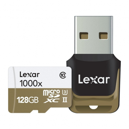 LEXAR 932842 CARD MICRO SD 128GB UHS II 1000X 932842   ADATT