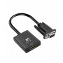 EWENT EW9866 CONVERTITORE DA VGA  M  A HDMI  F  CON INGRESSO AUDIO JACK, ALIM.MICROUSB