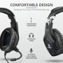 TRUST 23530 GXT 488 FORZE PS4 HEADSET BLACK CUFFIA CON MICROF. NERA/BLU 1JACK 3.5MM 4PIN