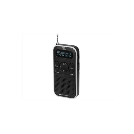 TREVI DAB7F90 RADIO DAB PORTATILE BLACK LCD BATT LITHIO