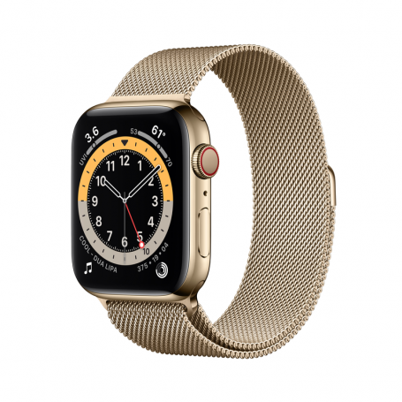 APPLE M09G3TY/A APPLE WATCH SERIES 6 GPS   CELL  44MM GOLD STAINL